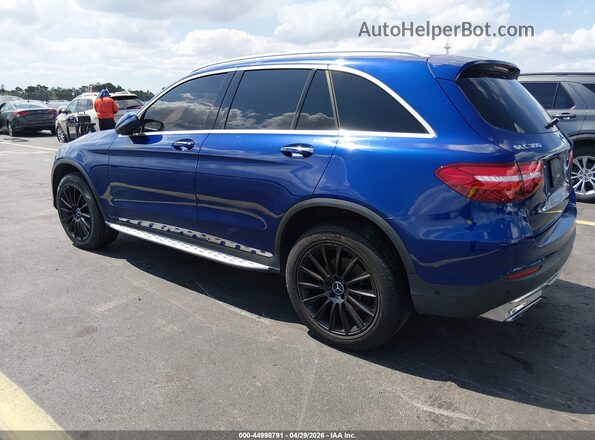 WDC0G4JB4JV055794 2018 MERCEDES-BENZ GLC 300 Синий Задняя левая четверть