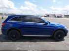 2018 Mercedes-benz Glc 300   Синий vin: WDC0G4JB4JV055794