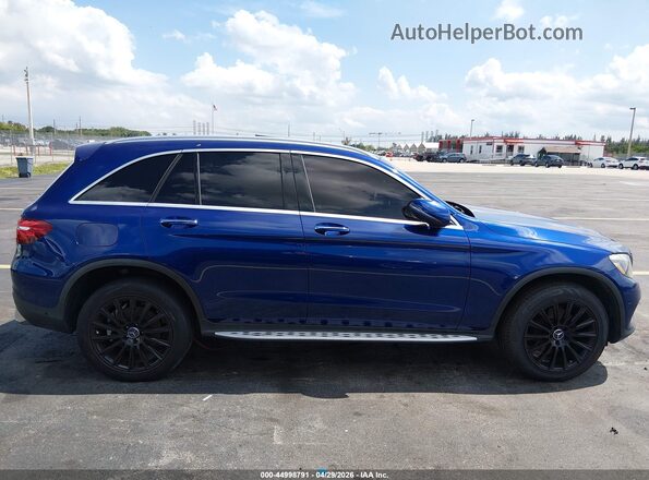 WDC0G4JB4JV055794 2018 MERCEDES-BENZ GLC 300 Синий Вид задней части салона