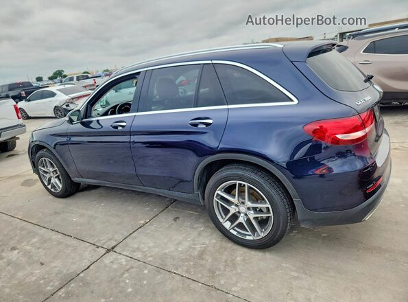 WDC0G4JB5HF116297 2017 MERCEDES-BENZ GLC-CLASS Синий Задняя левая четверть
