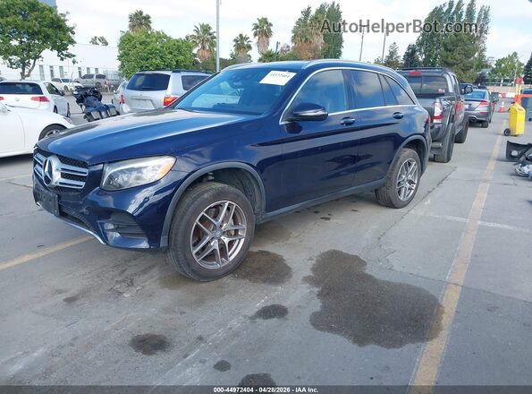 WDC0G4JB6GF002534 2016 MERCEDES-BENZ GLC 300 Синий Передняя левая четверть