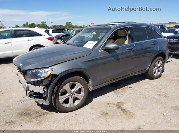 WDC0G4JBXHV010658 2017 MERCEDES-BENZ GLC 300 Серый Передняя левая четверть