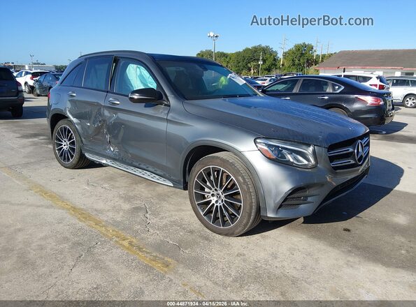 WDC0G4JBXKF604667 2019 MERCEDES-BENZ GLC 300 Серый Передняя правая четверть