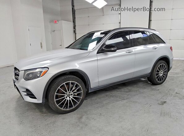 WDC0G4KB1JV087732 2018 MERCEDES-BENZ GLC-CLASS Серебряный Передняя левая четверть
