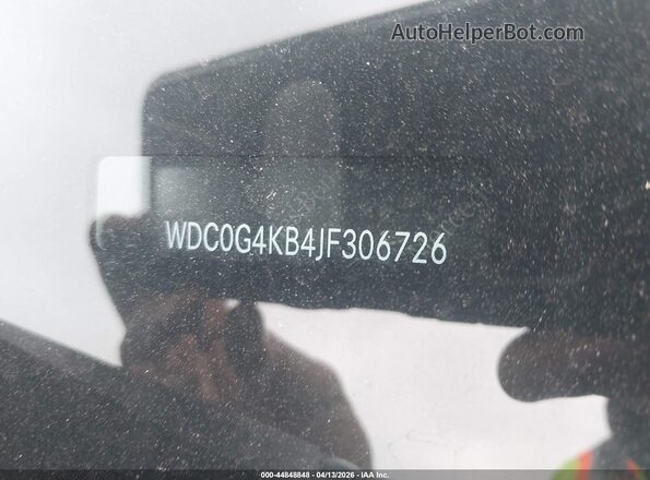 WDC0G4KB4JF306726 2018 MERCEDES-BENZ GLC 300 Серый 