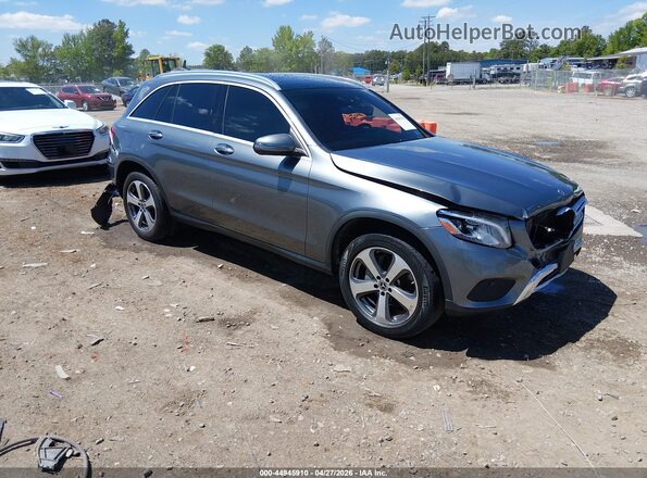 WDC0G4KB6JV078556 2018 MERCEDES-BENZ GLC 300 Gray Delantero derecho