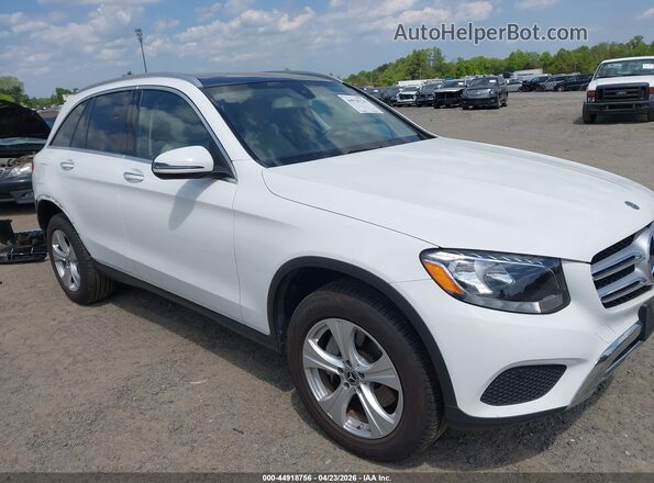WDC0G4KB8JF306096 2018 MERCEDES-BENZ GLC 300 White Передня права чверть