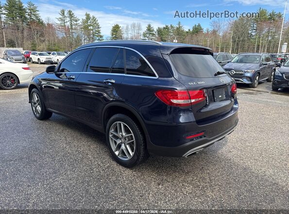 WDC0G4KB9GF011985 2016 MERCEDES-BENZ GLC 300 Blue Trasero izquierdo