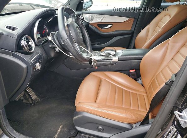 WDC0G6EB3KF645017 2019 MERCEDES-BENZ GLC-CLASS Black წინა სალონის ხედი