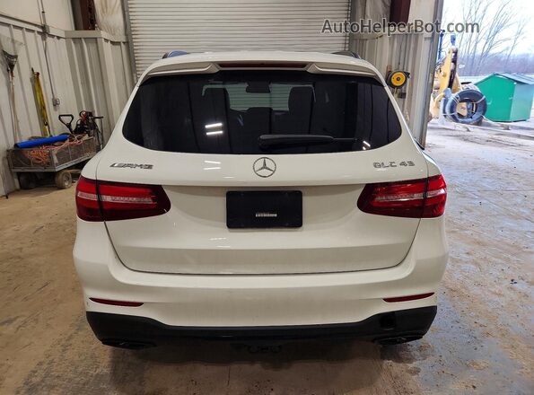 WDC0G6EB6KF615641 2019 MERCEDES-BENZ GLC-CLASS White Вид ззаду