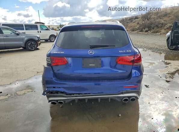 WDC0G6EB8LF730971 2020 MERCEDES-BENZ GLC-CLASS Синий Вид сзади