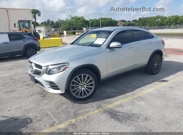 WDC0J4KBXKF497264 2019 MERCEDES-BENZ GLC 300 COUPE Серебряный Передняя левая четверть