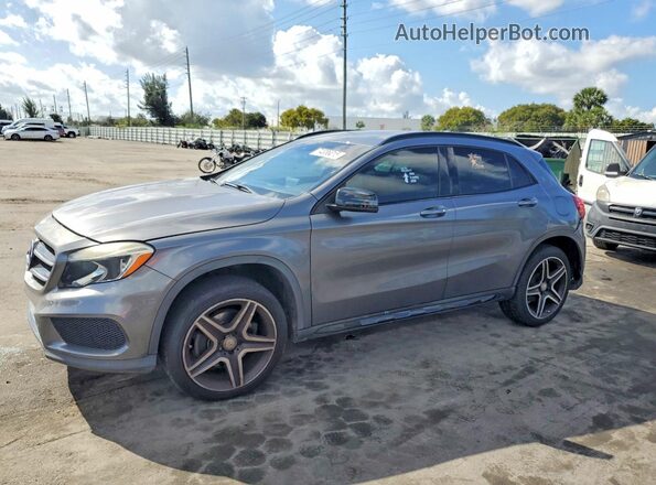 WDCTG4EB1GJ221017 2016 MERCEDES-BENZ GLA Gray Przód lewy