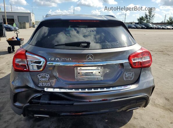 WDCTG4EB1GJ221017 2016 MERCEDES-BENZ GLA Gray Widok z tyłu