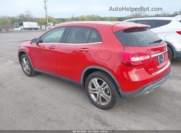 WDCTG4EB3GJ201366 2016 MERCEDES-BENZ GLA 250 Red Задня ліва чверть