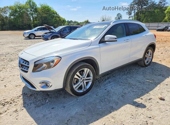 WDCTG4EB3KU004205 2019 MERCEDES-BENZ GLA Белый Передняя левая четверть