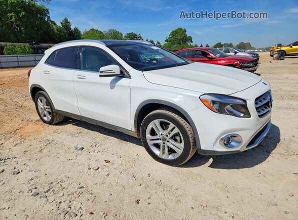 WDCTG4EB3KU004205 2019 MERCEDES-BENZ GLA Белый Передняя правая четверть