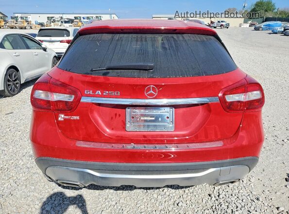 WDCTG4EB5KU020843 2019 MERCEDES-BENZ GLA Red Հետևի տեսք