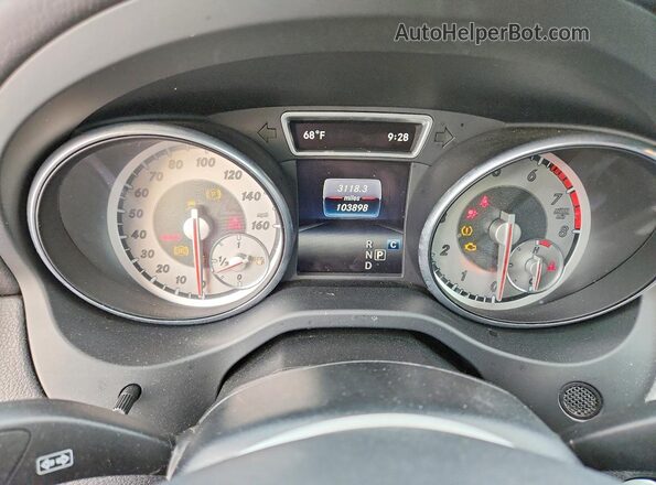 WDCTG4EB7HJ347917 2017 MERCEDES-BENZ GLA Black Вид щитка приладів