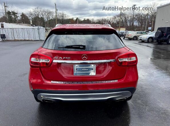 WDCTG4EB9GJ204563 2016 MERCEDES-BENZ GLA Red Widok z przodu
