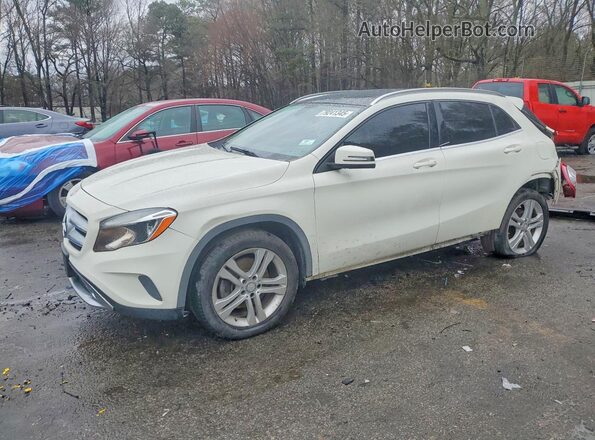 WDCTG4GB4HJ306237 2017 MERCEDES-BENZ GLA Белый Передняя левая четверть