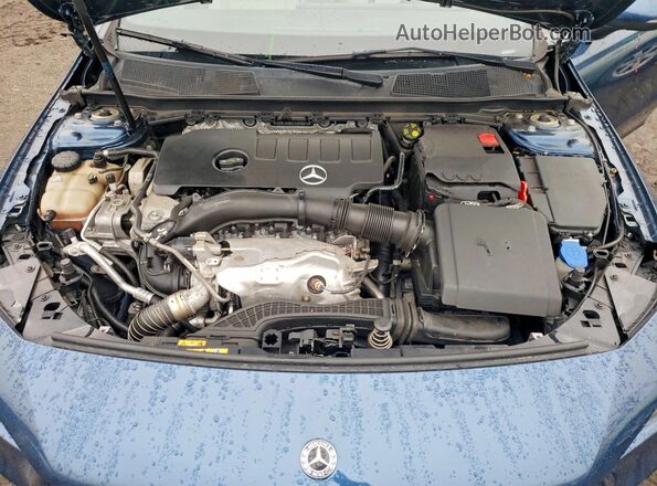 WDD5J4HB7LN075274 2020 MERCEDES-BENZ CLA-CLASS Синий Вид задней части салона
