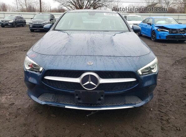 WDD5J4HB7LN075274 2020 MERCEDES-BENZ CLA-CLASS Синий Вид спереди