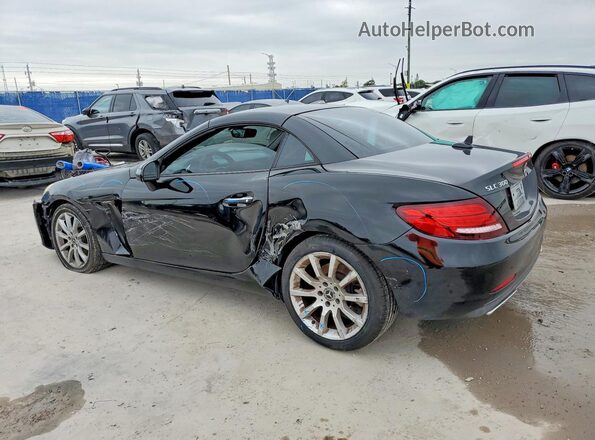 WDDPK3JA8HF140538 2017 MERCEDES-BENZ SLC Black Задня ліва чверть