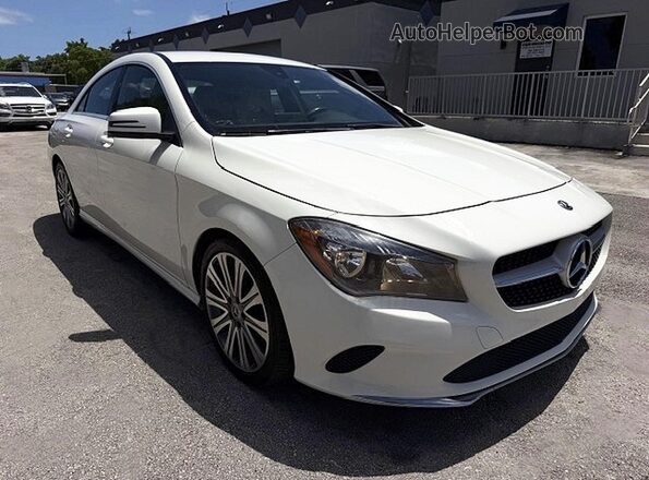 WDDSJ4EB0JN570193 2018 MERCEDES-BENZ CLA-CLASS White Front right