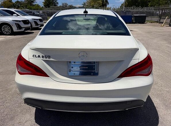 WDDSJ4EB0JN570193 2018 MERCEDES-BENZ CLA-CLASS White Rear view