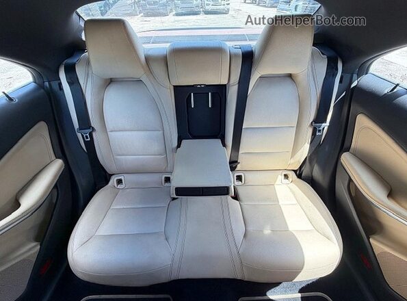 WDDSJ4EB0JN570193 2018 MERCEDES-BENZ CLA-CLASS White Rear seats view
