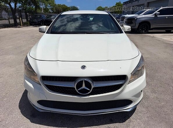 WDDSJ4EB0JN570193 2018 MERCEDES-BENZ CLA-CLASS White Front view