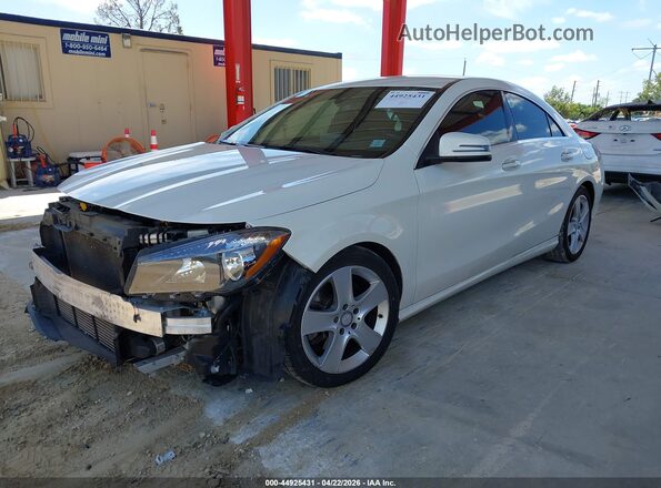 WDDSJ4EB2GN335416 2016 MERCEDES-BENZ CLA 250 White Vista tres cuartos delantera izquierda
