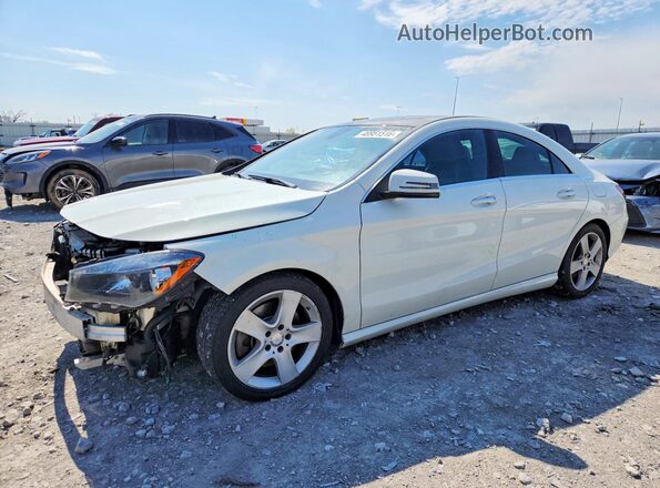 WDDSJ4EB3HN464055 2017 MERCEDES-BENZ CLA-CLASS White წინა მარცხენა ხედი სამი მეოთხედიდან