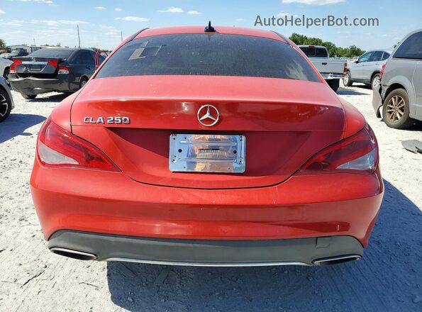 WDDSJ4EB3JN535650 2018 MERCEDES-BENZ CLA-CLASS Red Հետևի տեսք