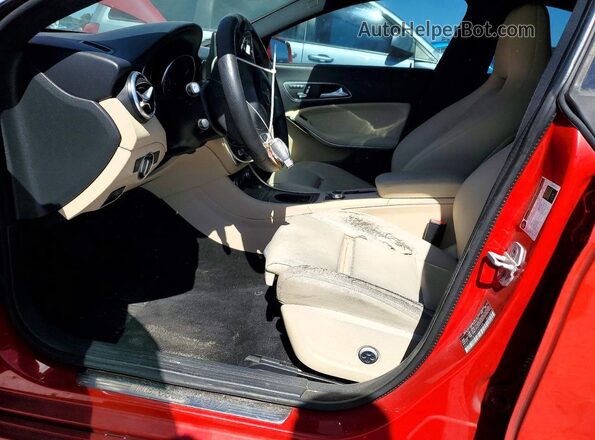 WDDSJ4EB3JN535650 2018 MERCEDES-BENZ CLA-CLASS Red Սալոնի դիմացի տեսք