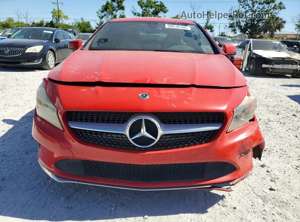 WDDSJ4EB3JN535650 2018 MERCEDES-BENZ CLA-CLASS Red Դիմացի տեսք