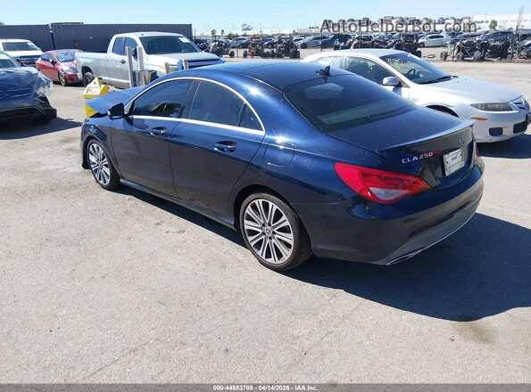 WDDSJ4EB3JN643668 2018 MERCEDES-BENZ CLA 250 Dark Blue Հետևի ձախ