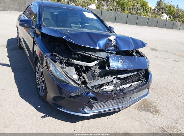 WDDSJ4EB3JN643668 2018 MERCEDES-BENZ CLA 250 Dark Blue Դիմացի տեսք