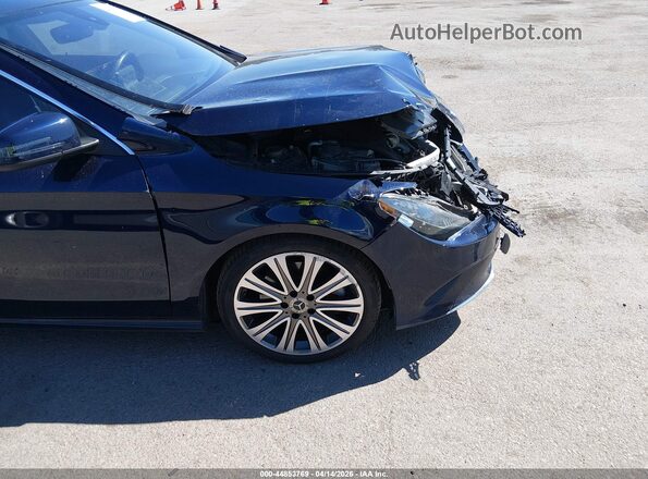 WDDSJ4EB3JN643668 2018 MERCEDES-BENZ CLA 250 Dark Blue 