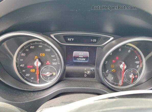 WDDSJ4EB4HN472598 2017 MERCEDES-BENZ CLA-CLASS Белый Вид щитка приборов