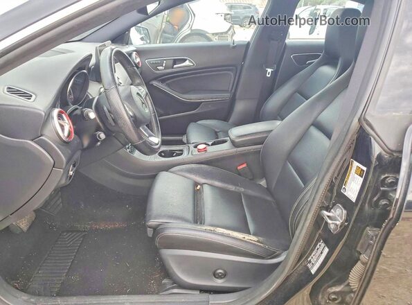 WDDSJ4EB5KN704696 2019 MERCEDES-BENZ CLA-CLASS Black Вид салону спереду