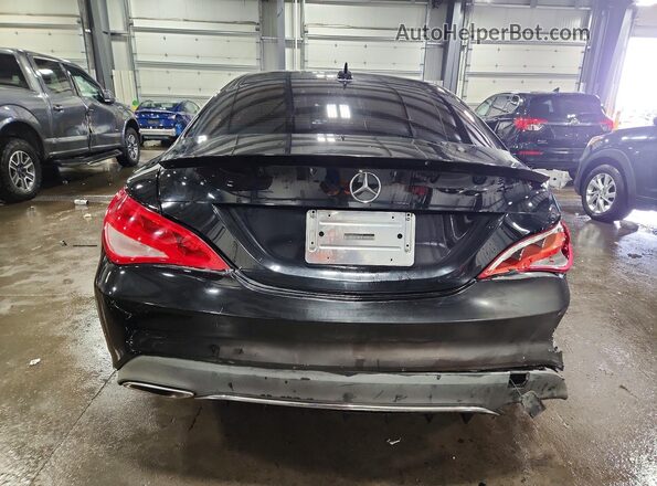 WDDSJ4EB6JN656222 2018 MERCEDES-BENZ CLA-CLASS Черный Вид сзади