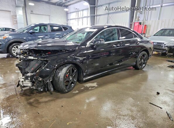 WDDSJ4EB6JN656222 2018 MERCEDES-BENZ CLA-CLASS Черный Передняя левая четверть