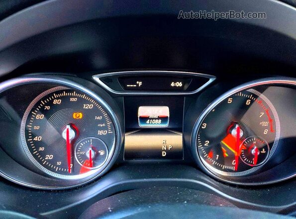 WDDSJ4EB7KN773941 2019 MERCEDES-BENZ CLA-CLASS Black Instrument cluster view