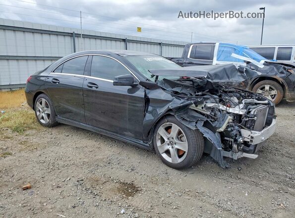 WDDSJ4EB8JN545204 2018 MERCEDES-BENZ CLA-CLASS Black Front right