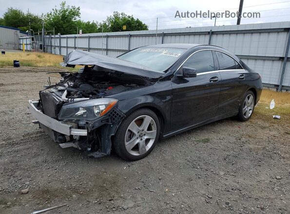 WDDSJ4EB8JN545204 2018 MERCEDES-BENZ CLA-CLASS Black Front left