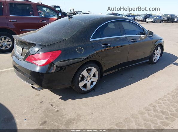 WDDSJ4EB9GN296985 2016 MERCEDES-BENZ CLA 250 Black Задня права чверть