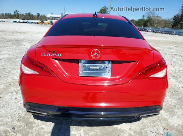 WDDSJ4EB9KN752671 2019 MERCEDES-BENZ CLA-CLASS Red უკანა ხედი