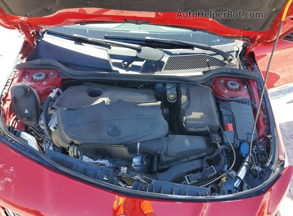 WDDSJ4EB9KN752671 2019 MERCEDES-BENZ CLA-CLASS Red უკანა სალონის ხედი
